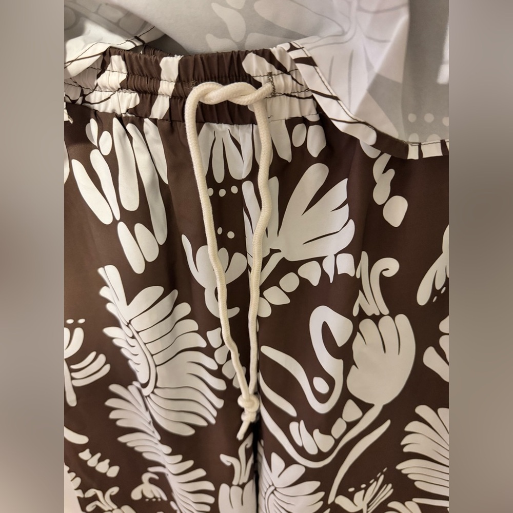 Commense 3 piece Brown print set L - Picture 5 of 10